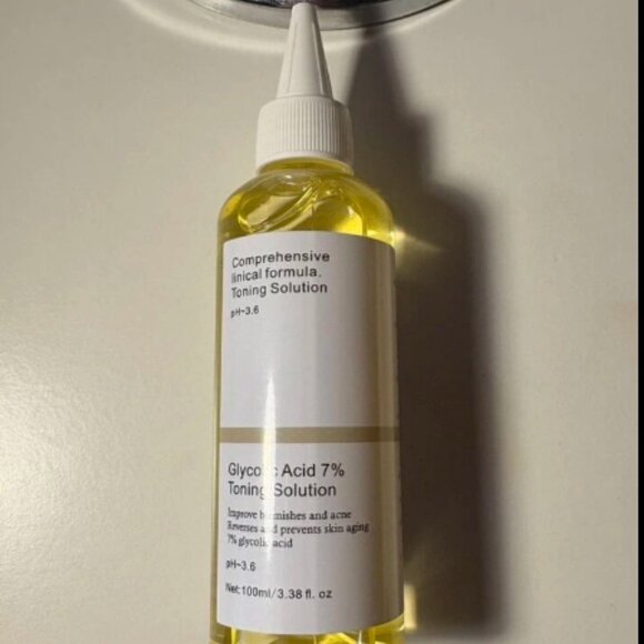 100ML Glycolic Acid 7% Toner,Glycolic Sour 7% Toning, Facial Exfoliation - Picture 3 of 7